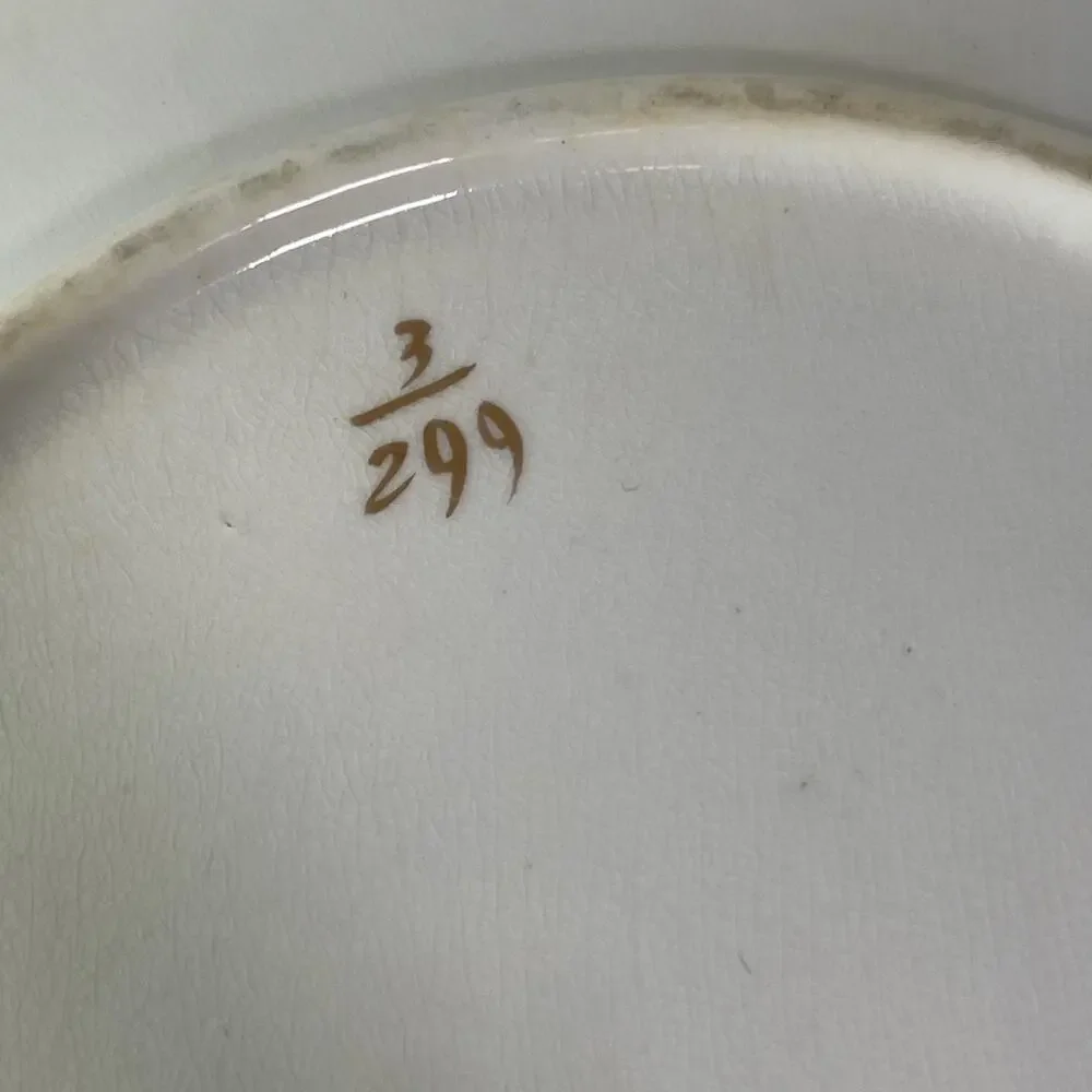 Antique Carl Tielsch Altwasser Germany Iridescent Side Plate #3/299